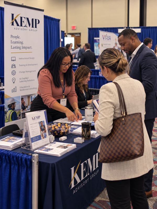 Kemp Advisory Group exhibit booth